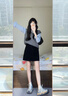 樂(lè )雅秀黑色西裝半身裙女2025新款百搭高腰職業(yè)裙高腰修身顯瘦小個(gè)子短裙 灰色 M 【建議95-105斤】 曬單實(shí)拍圖