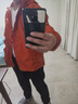 啄木鳥(niǎo)（TUCANO）防風(fēng)工裝夾克外套男士連帽沖鋒衣2025春秋季新款潮流寬松衣服男裝 LE286桔紅色 2XL 建議體重140-155斤 曬單實(shí)拍圖