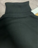 真維斯（JEANSWEST）毛衣男秋冬季休閑高領(lǐng)保暖加厚打底衫簡約針織衫男士 黑色 L  曬單實(shí)拍圖