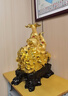 鑫大華威（xindhw）三羊開泰羊擺件生肖羊家居客廳玄關(guān)裝飾工藝品送公司喬遷開業(yè)禮物 三羊開泰 沙金大號 37寬22高50CM 曬單實拍圖