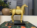 天祥緣銅馬擺件黃銅馬上有錢(qián)生肖馬招辦公室唐馬工藝品財(cái)大號(hào)馬到成功 原創(chuàng)設(shè)計(jì) 26號(hào)馬上有錢(qián)元寶馬 曬單實(shí)拍圖