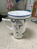 瑪戈隆特陶瓷杯子帶蓋水杯馬克杯早餐杯牛奶杯禮盒禮品包裝鸚鵡聽(tīng)風(fēng)蓋杯 曬單實(shí)拍圖