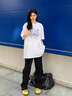 一寸相思聯(lián)名白色純棉短袖t恤女夏季2025新款爆款寬松顯瘦體恤設計感上衣 白色（蝴蝶款） L (100-110斤） 曬單實(shí)拍圖