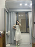 妙奕嘉法式白色連衣裙裙子女士夏季2025衣服新款輕奢高級(jí)感無(wú)袖長(zhǎng)裙純欲 法式方領(lǐng)泡泡袖連衣裙 M 【建議90-105斤】 曬單實(shí)拍圖