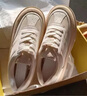 TOOMANYSHOES  【明星同款】 乖乖女厚底運(yùn)動(dòng)小白鞋增高曲奇餅干百搭休閑板鞋 白色 38 曬單實(shí)拍圖