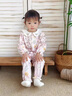 INSAHO春季寶寶分體套裝嬰兒衣服a類純棉幼童秋衣秋褲女童甜美套裝外穿 曬單實拍圖