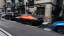 HAPOWER奧迪a6l/a8L/a4l/a3/q3/q5l/q2l/q7車衣全車罩汽車防曬防雨遮陽罩 【黑橙色】納米鈦黑膠牛津布+贈送收納袋 奧迪A6L【新升級專用車衣全車罩】 曬單實拍圖