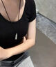 中國黃金（CHINA GOLD）玉髓竹節(jié)項鏈男女款新中式玉石玉墜掛七夕情人節(jié)禮物送女朋友老婆 有你竹夠-玉髓竹節(jié)項鏈【品牌禮盒】 曬單實拍圖