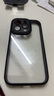 魔杰樂 新款鈦金灰自帶鏡頭膜適用iPhone15pro手機殼全包防摔亞克力蘋果14promax保護套 【午夜黑】自帶鏡頭膜 高透背板 iPhone 15 Pro Max 曬單實拍圖