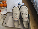 狄德拉頭層牛皮小白鞋女2026春夏新款牛筋底軟底平底單鞋運動(dòng)休閑媽媽鞋 米白色 36 (230mm) 曬單實(shí)拍圖