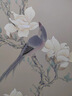 中式花鳥屏風隔斷實木玄關(guān)入戶風水遮擋禪意布藝臥室家用移動座屏 E款 新西蘭樟子松1扇80*180CM 曬單實拍圖