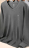 七匹狼純棉V領(lǐng)秋衣秋褲男士套裝青年春秋季薄款保暖內衣全棉毛衫打底衫 升級純棉抗菌V領(lǐng)【深灰套裝】 3XL (185)推薦 170-190斤 曬單實(shí)拍圖