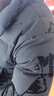 杰克·瓊斯（JACK&JONES）男裝冬季時尚潮休閑寬松立領(lǐng)拉鏈植絨圖案羽絨服外套男224412067 E39鍛鋼灰 L 180 曬單實拍圖