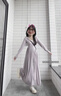 浪莎防曬衣女長(cháng)款防紫外線(xiàn)2025夏季新款高倍防曬裙顯瘦A字修身防曬服 香芋紫 【涼感6倍防曬MAX】 S 【F推薦80-100斤】 曬單實(shí)拍圖
