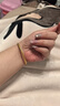 中國珠寶黃金手鐲素圈金鐲子女足金999古法實(shí)心送女友老婆節日生日禮物 半實(shí)心58圈約15.13g寬約3.4mm 克重多退少補 曬單實(shí)拍圖