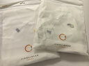 姣麗熊 包屁衣嬰兒2件裝夏季寶寶衣服新疆100%棉長袖柔軟輕薄新生兒哈衣 白+綠（2件裝） 52cm 曬單實拍圖