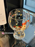 舍里卡通啤酒杯套裝玻璃杯可樂(lè )杯女生可愛(ài)家用喝水杯牛奶果汁飲料杯子 蘋(píng)果狗450ML 耐冷耐熱 曬單實(shí)拍圖