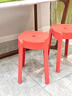 維佳框業(yè)喬遷新居紅色塑料凳子加厚家用可疊放喜慶風(fēng)車(chē)圓板凳結實(shí)耐用餐椅 6把裝-紅紅火火丨加粗凳腿 曬單實(shí)拍圖