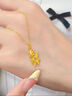 中國黃金（CHINA GOLD）黃金項鏈足金小金魚吊墜錦鯉項鏈首飾七夕生日禮物女生送女友老婆 足金小金魚吊墜-約0.5g【贈純銀鏈】 曬單實拍圖