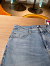 TOMMY JEANS25秋冬男裝美式復(fù)古磨白淺藍色水洗微彈寬松錐形牛仔褲20979 牛仔淺藍1AB 32 曬單實拍圖