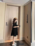 FSHE2025新款小個子polo領(lǐng)黑色短袖法式連衣裙子夏季女裝赫本風(fēng)小黑裙 氣質(zhì)小黑裙【開春季穿搭miu里miu L 55/60kg 曬單實拍圖