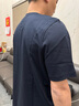 十如仕2025新品短袖t恤男女款純棉【汗無(wú)痕】圓領(lǐng)打底衫休閑通勤 T12-02 海軍藍(lán) XL 曬單實(shí)拍圖