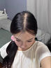 佳麗仟絲劉海假發(fā)女片頭頂仿真自然前額無(wú)痕補(bǔ)發(fā)蓬松高顱頂八字劉海假發(fā)片 隱形八字加量款9*11- 自然色 35cm 曬單實(shí)拍圖