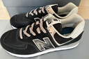 NEW BALANCE NB 574系列 經(jīng)典系帶復(fù)古運(yùn)動(dòng)休閑鞋男女款 元祖灰 ML574EVG ML574EVB-D 經(jīng)典黑 38.5 (腳長24cm) 曬單實(shí)拍圖