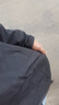 羅蒙（ROMON）夾克沖鋒外套男2025春秋季寬松風(fēng)衣連帽棉衣男款衣服休閑男士男裝 黑色 XL (140-160斤) 曬單實(shí)拍圖