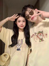 love legend尼克朱迪情侶裝夏季短袖t恤上衣兩件套裝班服定制學(xué)生半袖衣服 灰綠色+灰綠色 M 男+S女 曬單實(shí)拍圖