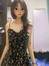 萬欣兒小個(gè)子法式氣質(zhì)方領(lǐng)連衣裙女2025年夏季新款收腰顯瘦條紋包臀長(zhǎng)裙 杏色 M 建議90-105斤 曬單實(shí)拍圖