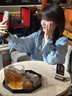 微光里2025春夏新款韓系松弛感格子襯衫女寬松慵懶風(fēng)長(zhǎng)袖防曬襯衣外套 韓版襯衫外套藍(lán)色M碼80-120斤 曬單實(shí)拍圖