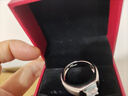 DRSJPT950鉑金戒指男款 莫桑鉆戒指霸氣老板戒白金結婚鉆戒男送禮 經(jīng)典款0.5克拉鉆戒輕奢款 曬單實(shí)拍圖