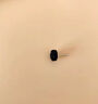 星空耳釘潮新款男士個性高級感耳環(huán)耳扣耳鉆女爆款耳飾配飾品 【熱賣款】流砂黑款6MM（一對） 曬單實拍圖