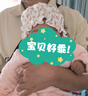 兔兔大文新生嬰幼兒帽子春夏季薄款0-3-6-12個(gè)月女寶寶公主護(hù)鹵門(mén)耳漁夫帽 淺橘漁夫帽 帽圍36-45cm（建議0-10個(gè)月） 曬單實(shí)拍圖