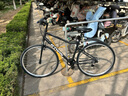 迪卡儂（DECATHLON）旅行自行車RIVERSIDE100平把鋼架公路山地前后鋼制V剎 磨砂黑 M碼 168-182CM 28英寸 曬單實拍圖