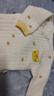 小三月新生嬰兒保暖內(nèi)衣夾棉上衣0-2歲秋冬季男女寶寶薄棉開衫外套 A055小老虎 66cm 建議11-16斤 曬單實拍圖