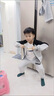 G.DUCKKIDS童裝男童秋裝套裝兒童衣服男大童外套褲子兩件套男孩春秋季運(yùn)動(dòng)裝 08字母款灰色【春秋款】 150 尺碼11~12歲【140-150cm】cm 曬單實(shí)拍圖
