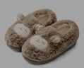 名創(chuàng)優(yōu)品（MINISO）棉拖鞋女羊咩咩情侶冬季包跟保暖家居室內(nèi)厚底月子毛毛防滑拖鞋 深灰【包跟更保暖】 36-37 (250mm) 【適合35/36碼穿】 曬單實拍圖