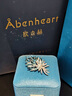 歐本赫?benheart丹麥水晶胸針大衣時(shí)尚精致別針優(yōu)雅胸花輕奢侈裝飾品高級(jí)感禮物女 胸針-冰靈 白金色 曬單實(shí)拍圖