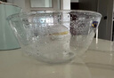 DELISOGA耐熱玻璃碗家用超大號廚房打蛋烘焙沙拉湯碗微波爐透明和面盆 【耐熱400度】2700ml 曬單實(shí)拍圖