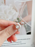 Grace GirlPT950鉑金戒指一克拉鉆戒結(jié)求婚走心表白紀(jì)念日生日禮物送女友 鉑金一克拉莫桑鉆女戒 曬單實(shí)拍圖