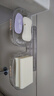 優(yōu)勤（YOUQIN）肥皂盒免打孔家用衛生間創(chuàng  )意瀝水肥皂掛架浴室香皂置物架雙層皂碟 透明色雙層【豎款】 曬單實(shí)拍圖