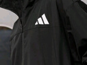 adidas拒水梭織連帽夾克外套男女春季新款阿迪達(dá)斯官方輕運動 黑色     XL 曬單實拍圖