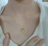 周大生復(fù)購補(bǔ)貼黃金項(xiàng)鏈女足金5G極光金素鏈鎖骨鏈送女友生日禮物 1.36 曬單實(shí)拍圖