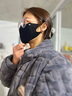 雅鹿保暖口罩女冬季高顏值護眼角顯臉小加厚防風(fēng)寒騎行面罩男3D立體潮 曬單實(shí)拍圖