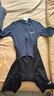 SWG銘勝騎行服夏季短袖連體服專(zhuān)業(yè)公路自行車(chē)連體服比賽訓練服定制 浩宇短袖連體服藍色 XL 曬單實(shí)拍圖
