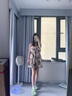 妙奕嘉性感泳衣女裙式連體2025年新款游泳衣顯瘦泡溫泉純欲海邊沙灘泳裝 連體裙式水墨蝴蝶泳衣 均碼 曬單實(shí)拍圖