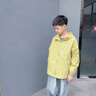兜兜王國男童春秋款兒童夾克外套帥氣中大童童裝外套男童外出服派克服潮款 黃色 140 曬單實拍圖