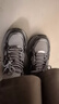 駱駝（CAMEL） 銀熠銀色厚底老爹鞋女休閑鞋女增高爆款運動(dòng)鞋 L25S283076 槍黑 38 曬單實(shí)拍圖